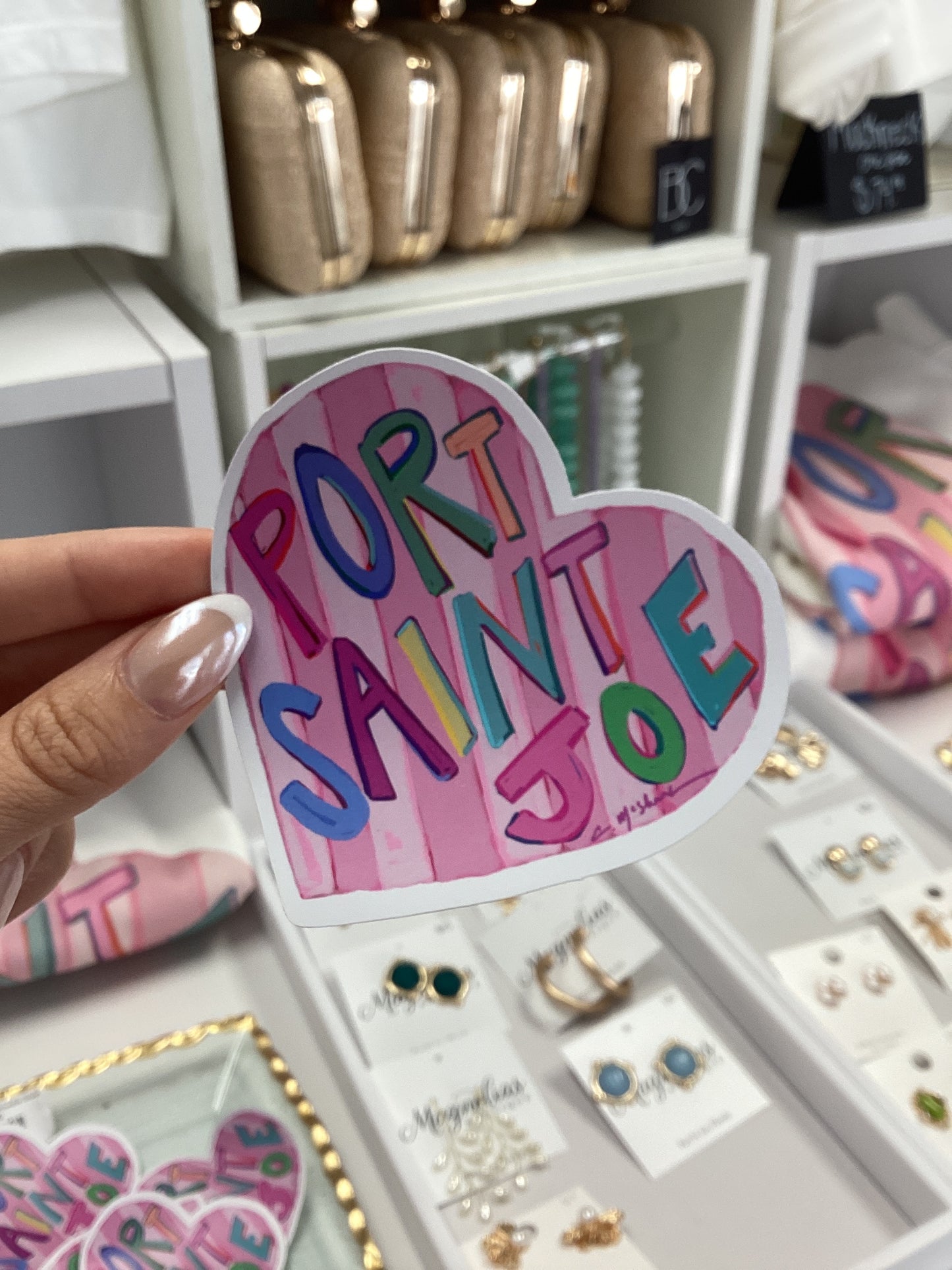 "Port St. Joe Love" Removable Sticker