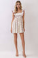 Meet Me at Doak Mini Tie Back Dress