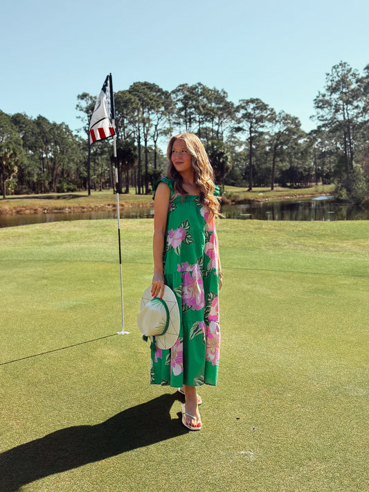 Azalea Fairway Midi Dress