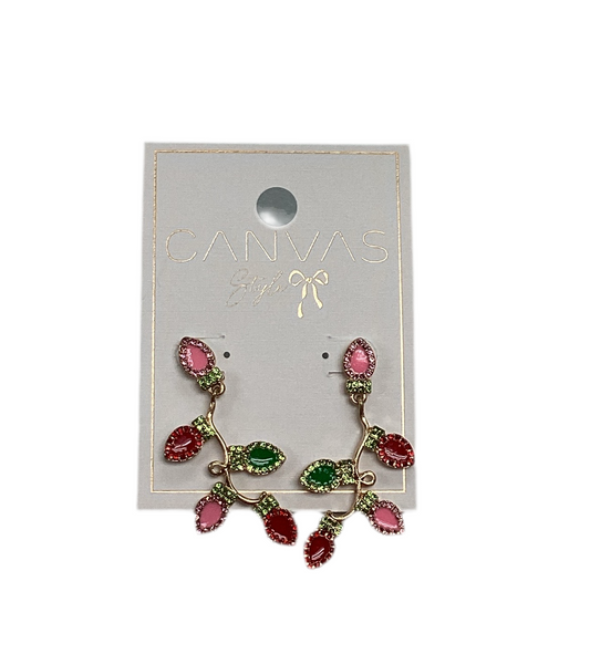 Christmas Lights Earrings