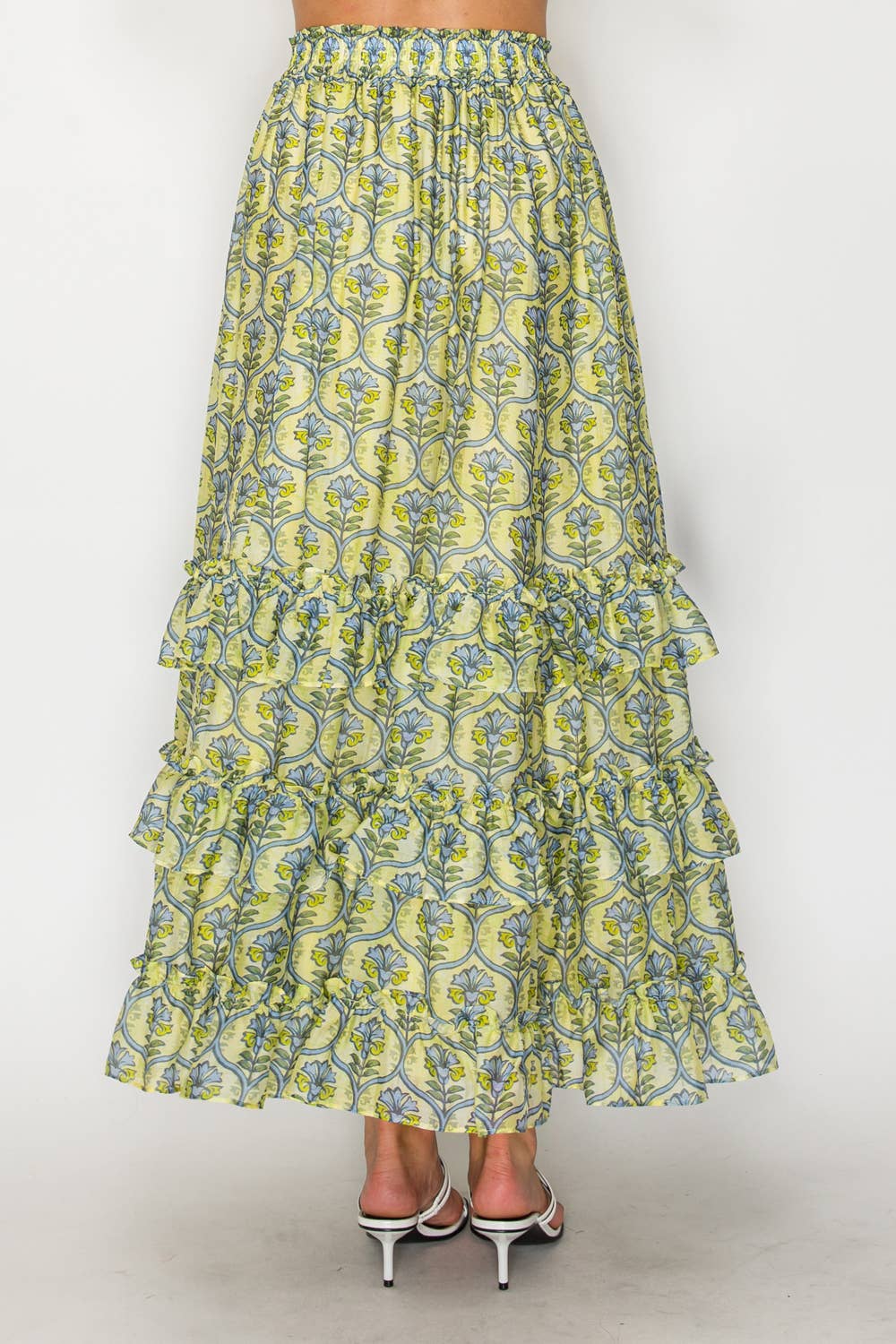 Helios Harvest Silky Voile Maxi Skirt