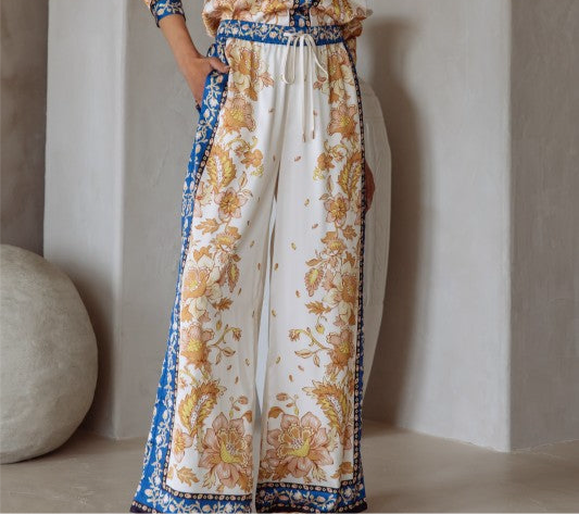 Fall Fresh Print Pants