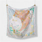 Silk Feel Square Scarf for Travel & Styling_CWASC0651