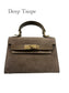 Mini K Suede Leather Handbag