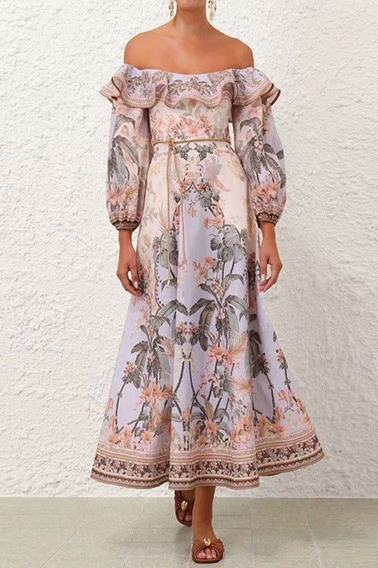 Aruba Nights Off Shoulder Dress