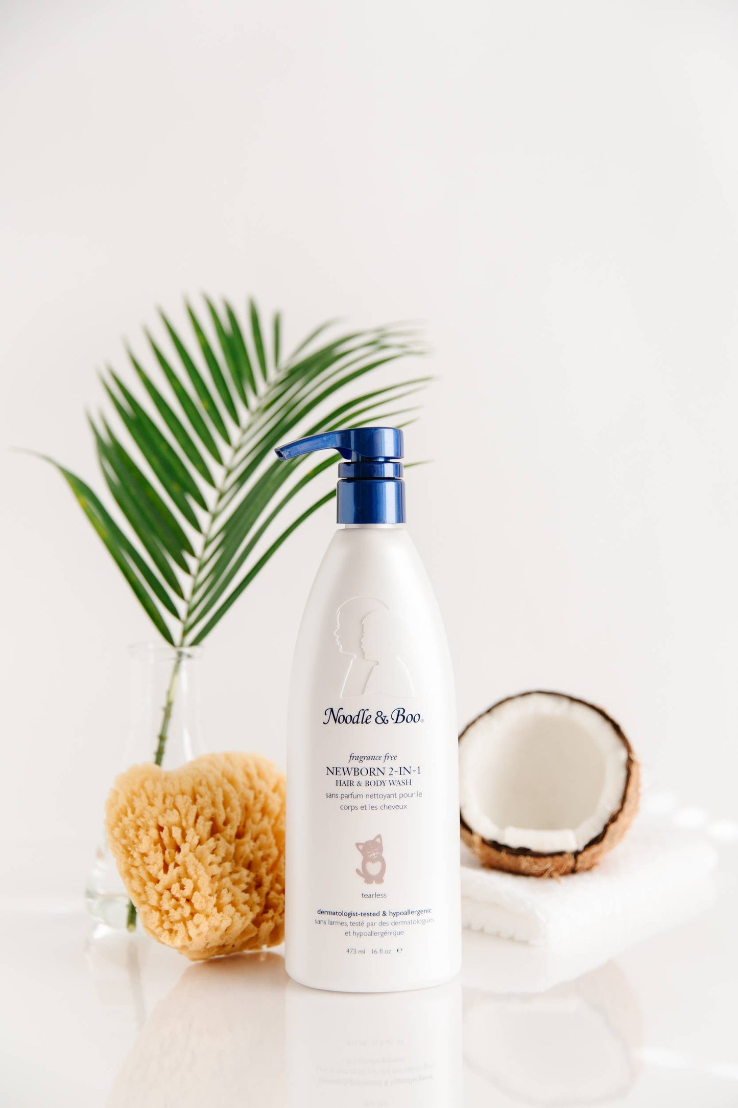 Noodle & Boo Newborn 2-in-1 Hair & Body Wash, Fragrance-Free, 16 oz