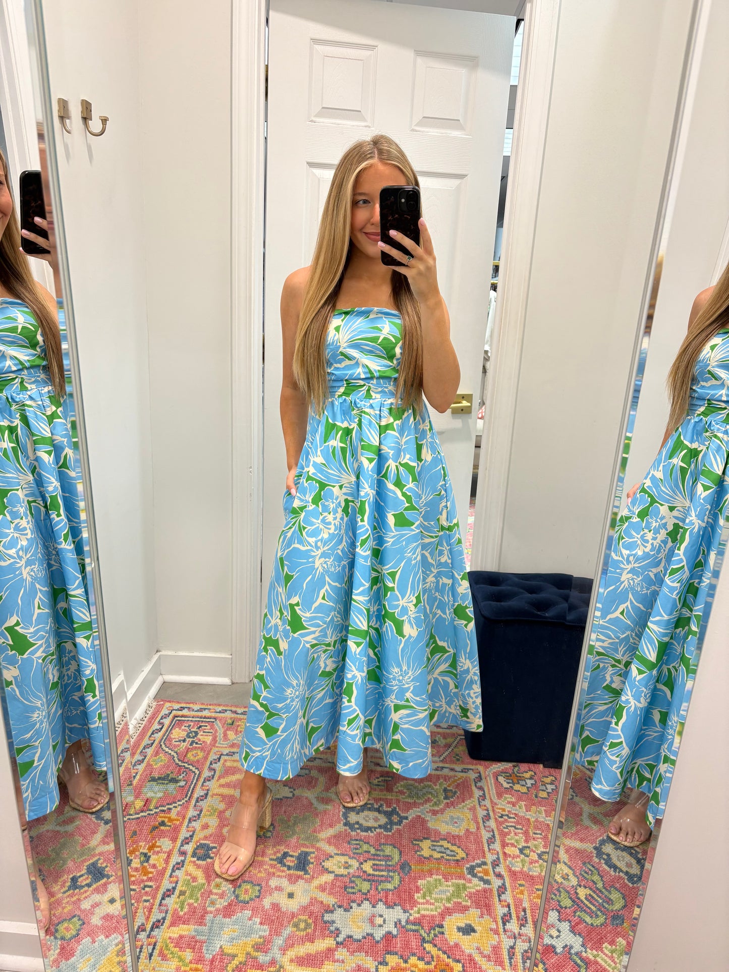 Andros Strapless Midi Dress