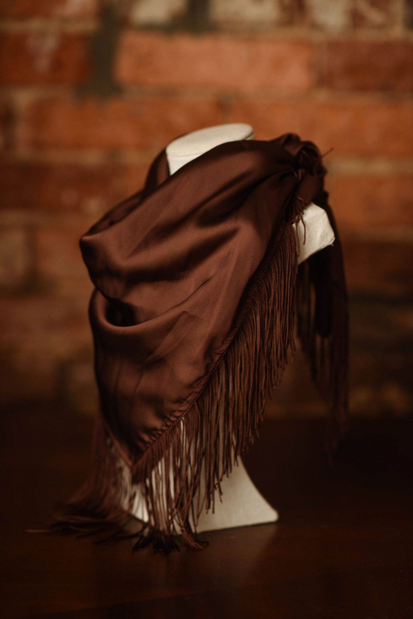Solid Fringe Scarf