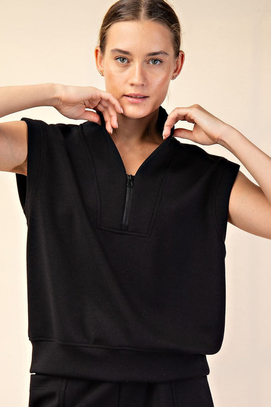 Wheels Up Skort Set In Black