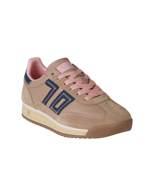 Back 70 Barkley Jogger in Camel/Navy/Pink