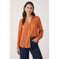 Button Up Dress shirt in Rust