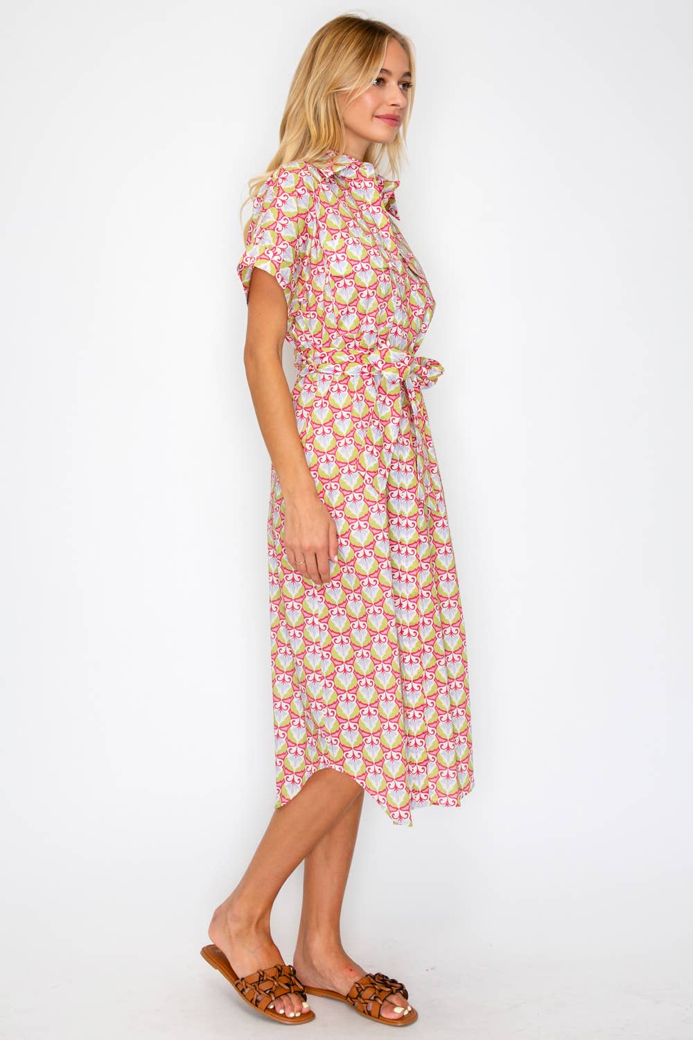 Mythic Petals Shirt Dress