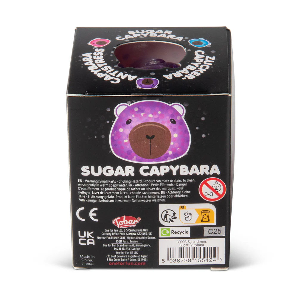 Scrunchems® Sugar Capybara Squishy Fidget Toy (1pc) Assorted