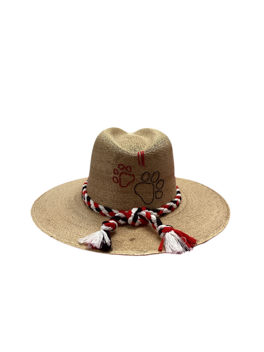 Tipsy Threads UGA Dawg Paw Palm Hat