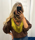 Fringe Scarf Spotted Deer