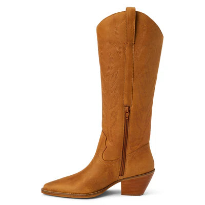 Agency Caramel Leather Boot