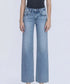 Aileeah Mid Rise Slim Wide Leg Jean