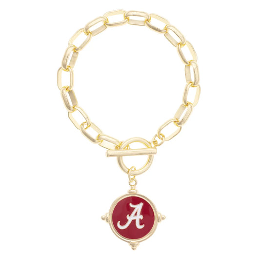 Alabama Crimson Tide Logo Intaglio Bracelet