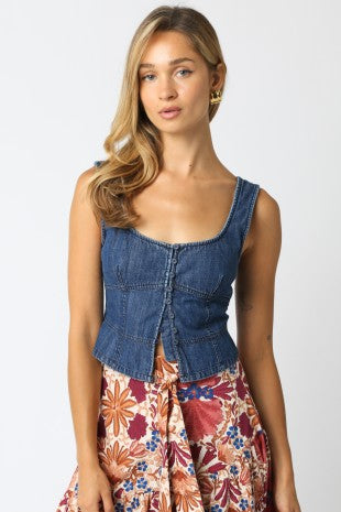 Alice Denim Top
