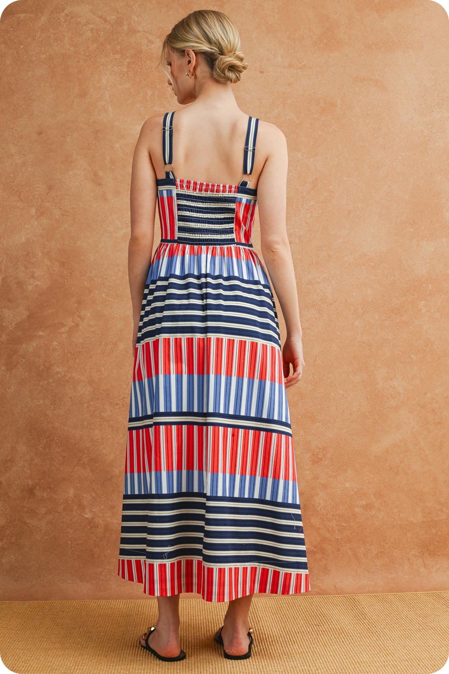 American Stripes Midi Dress