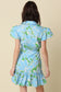 Andros Floral Ruffle Wrap Mini Dress