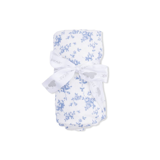Angel Dear Baby Blue Vine Swaddle Blanket