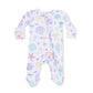 Angel Dear Beach Days Ruffle Back Zipper Footie