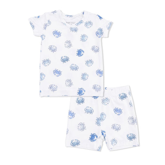 Angel Dear Blue Crab Loungewear Short Set