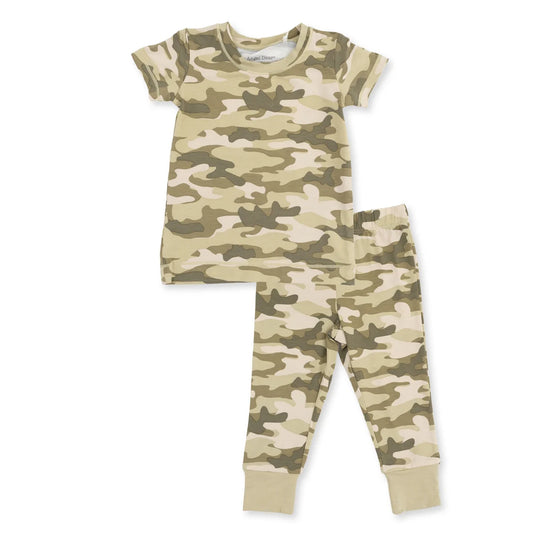 Angel Dear Camo Short Sleeve Loungewear Set