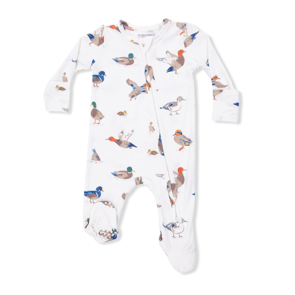 Angel Dear Ducks Zipper Footie