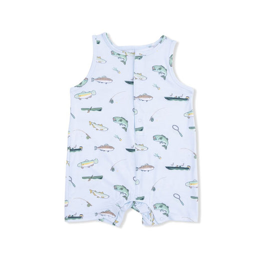 Angel Dear Fishing Shortie Romper