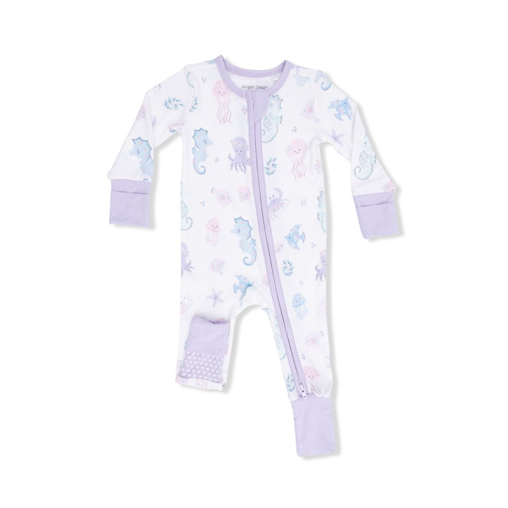 Angel Dear Floral Sea Creatures Romper