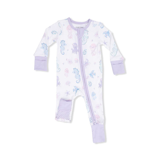 Angel Dear Floral Sea Creatures Romper