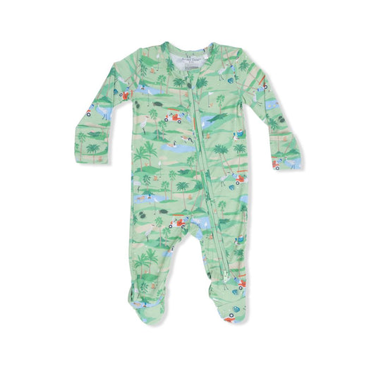 Angel Dear Golf Oasis Animals Zipper Footie
