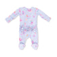 Angel Dear Mermaid Princesses Ruffle Back Zipper Footie