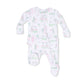 Angel Dear Pretty Golf Ruffle Zipper Footie
