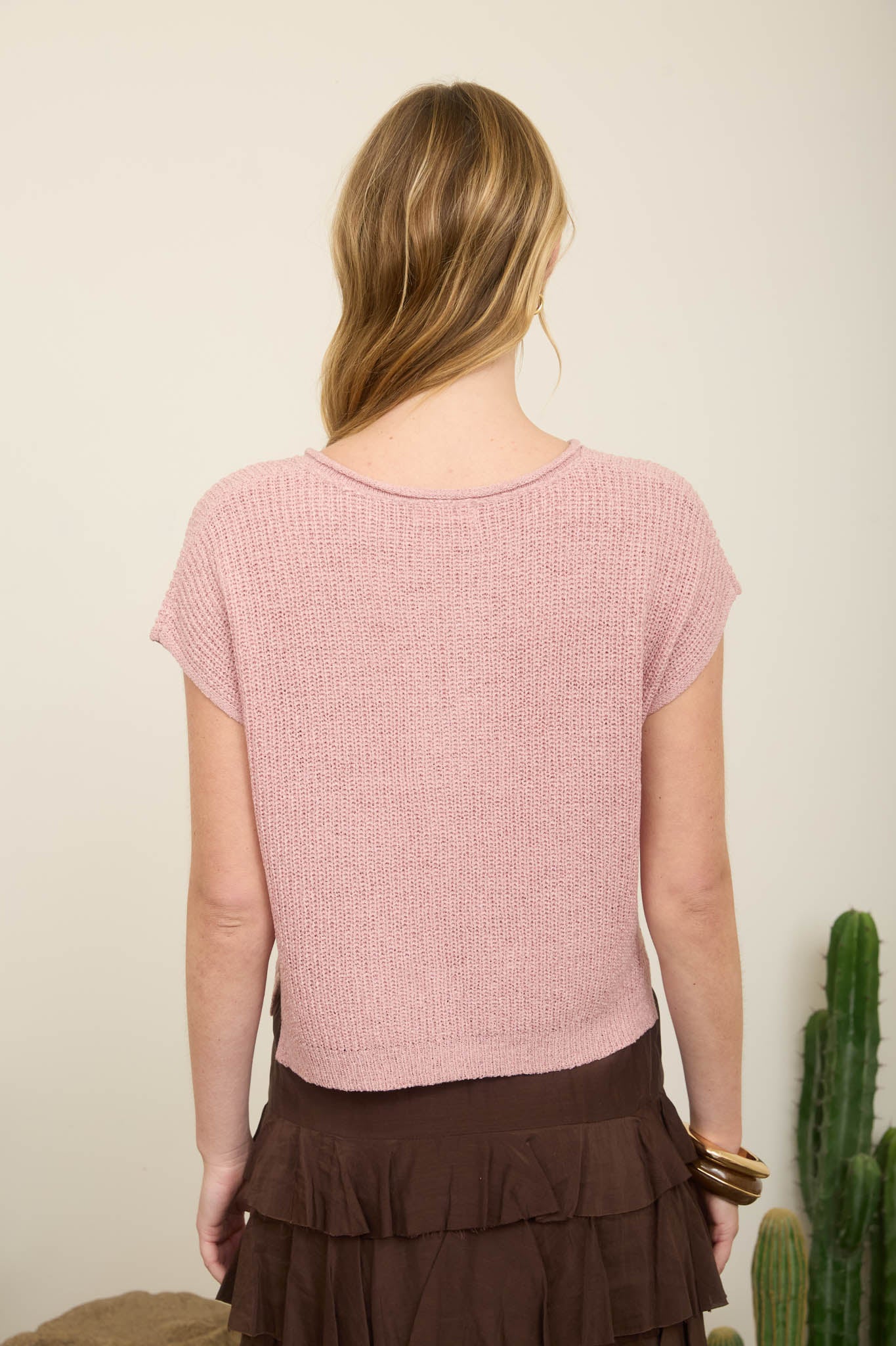 Spring Forward Sweater In Mauve
