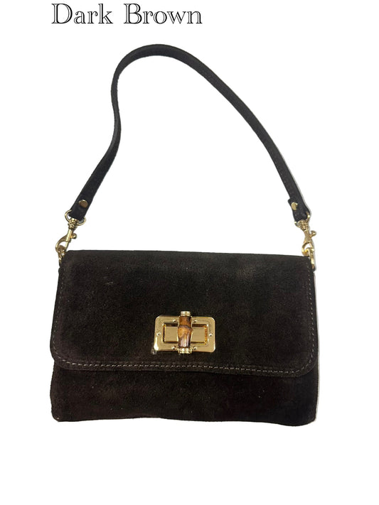 Vicky Suede Handbag