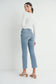 Stella Cropped Bootcut Jean in Medium Wah