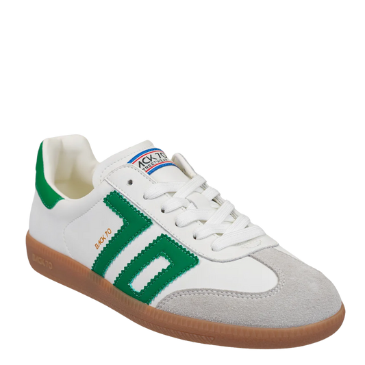 Back 70 Cloud Sneaker In White Green