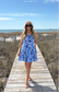 Blue Skies Floral Strap Dress