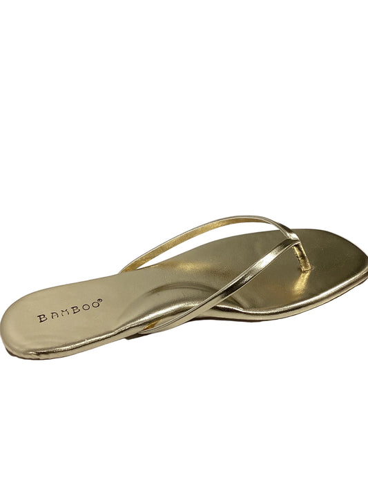 Cushion Sandal In Gold