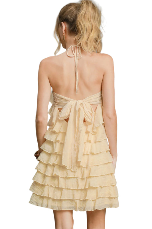 So Fun Tiered Ruffle Mini Dress