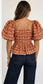 Cider Season Puff Sleeve Top