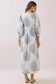 Calm Blues Maxi Dress