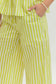 Cabana Stripe Wide Leg Pants In Lime