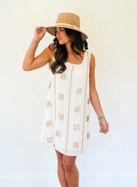 Cabo Beaded Mini Dress