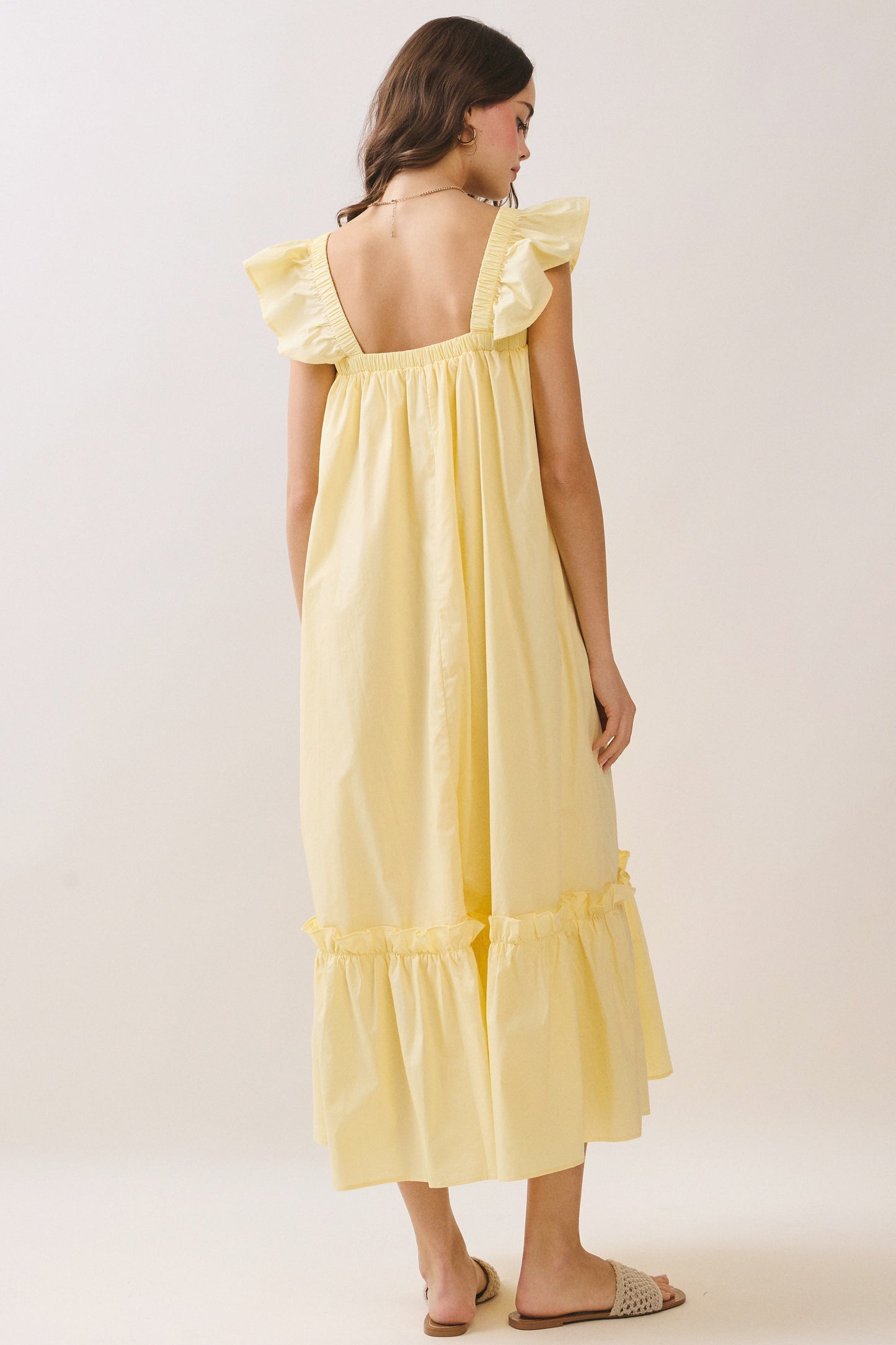 Caroline Maxi In Butter Yellow
