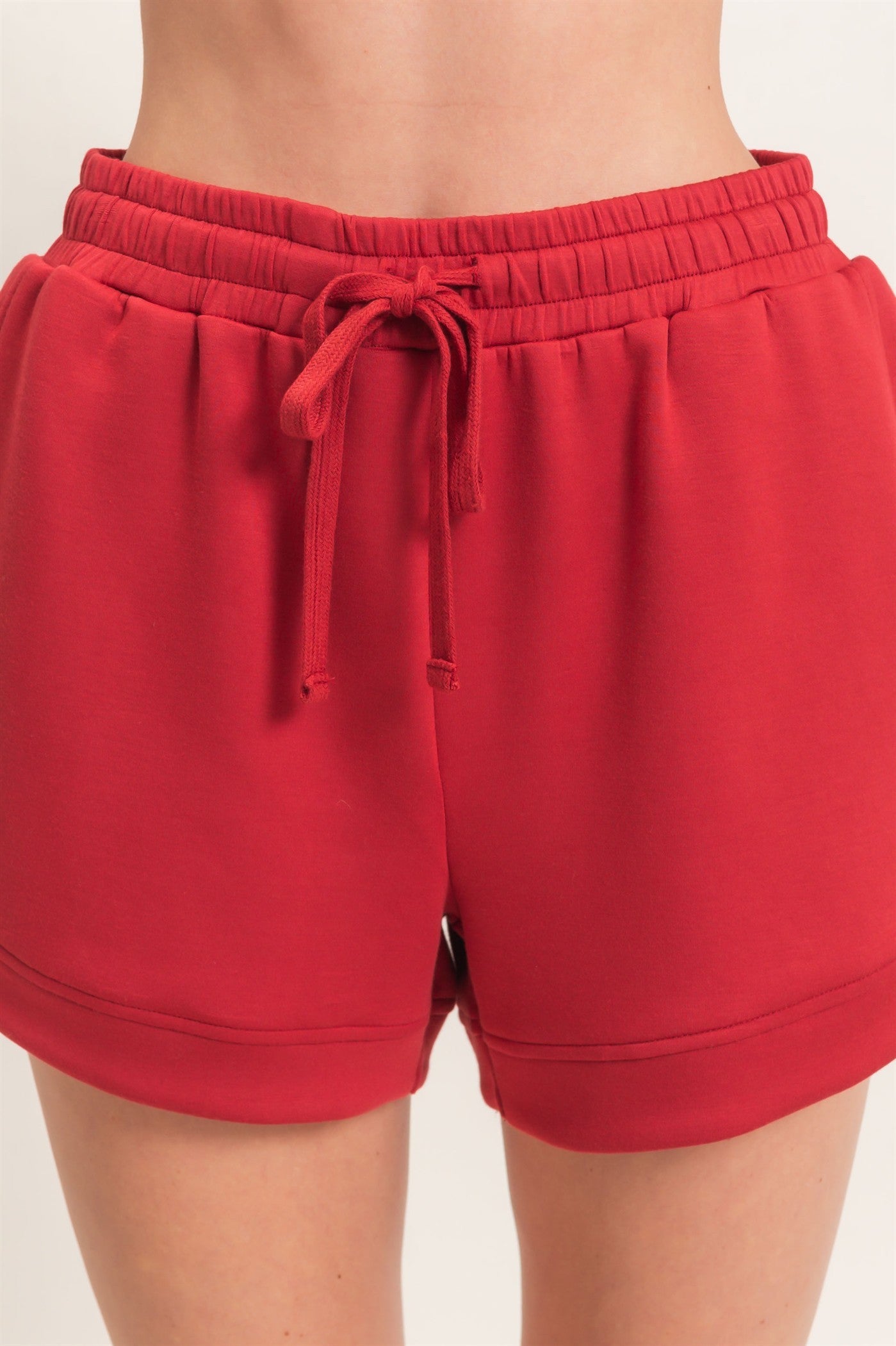 Cassidy Short Set In Dark Red