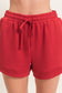 Cassidy Short Set In Dark Red